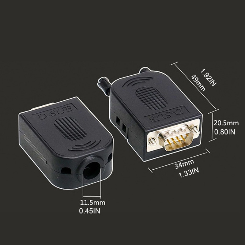 Bảng Mạch Breakout 9-pin Male Female D-SUB Với Vỏ Bu Lông Dài