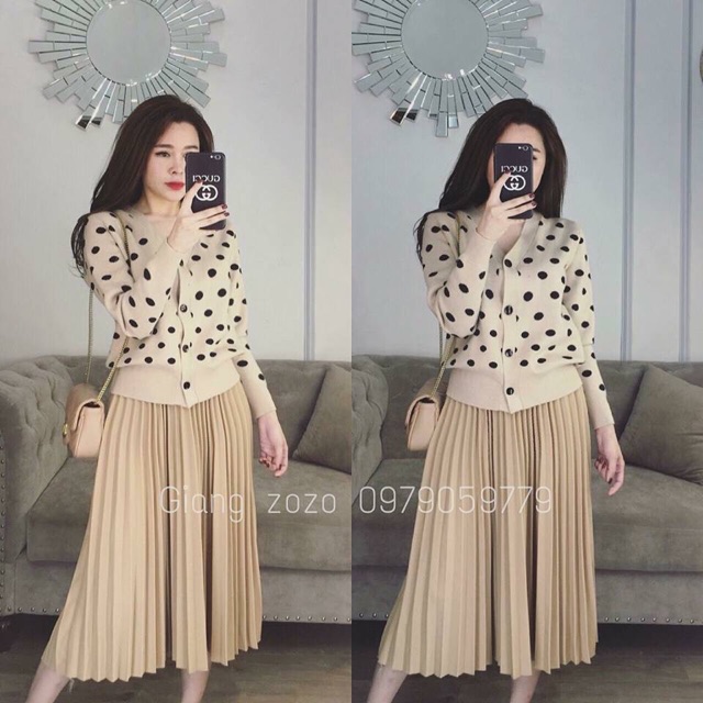 CHÂN VÁY XẾP LY MIDI DÁNG DÀI HOTTREND MS11266 (D4-2)