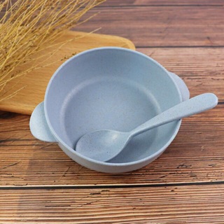 Bát ăn dặm lúa mạch kèm thìa cho bé (có hộp)