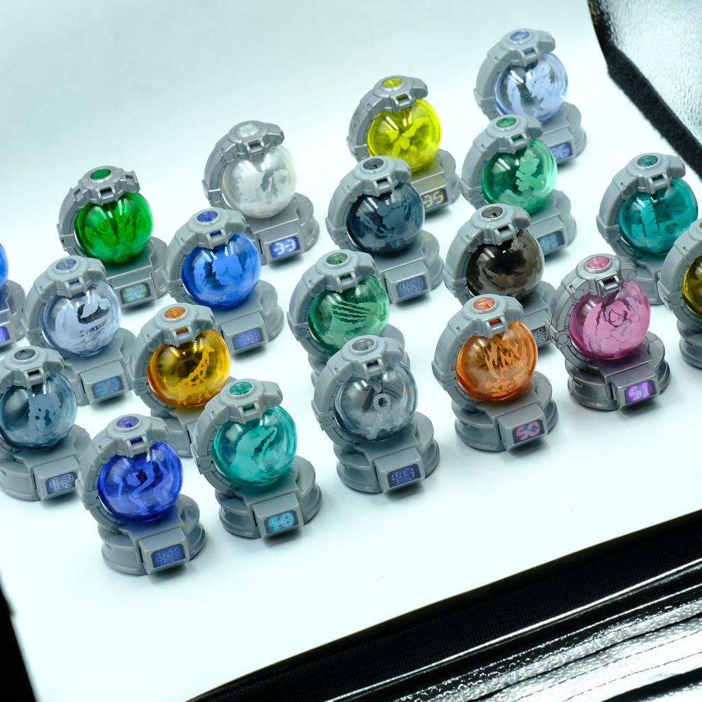 Đồ chơi  Kyutama Set 31-53 Tinh Cầu Chính hãng Bandai Mô hình DX candy toy gashapon Uchu Sentai Kyuranger Like New 99%.