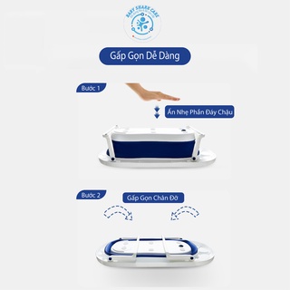 Chậu tắm gấp gọn cho bé yêu