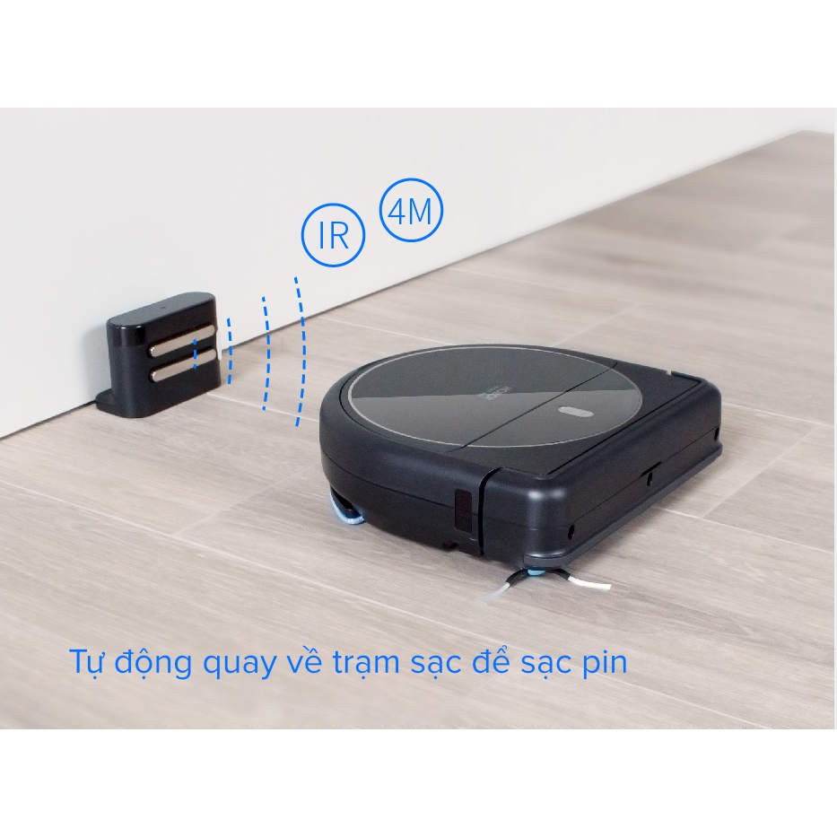 Robot hút bụi lau nhà HOBOT LEGEE-688 [Đạt giải CES 2019] thương hiệu Đài Loan, top 4 robot bán chạy nhất thế giới