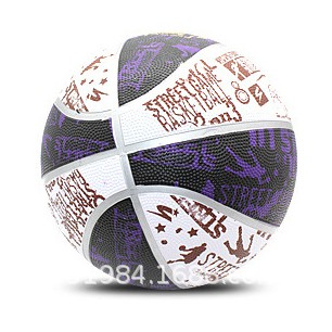 Quả bóng rổ Graffiti - Size 7 - Bóng cao su cày sân bê tông