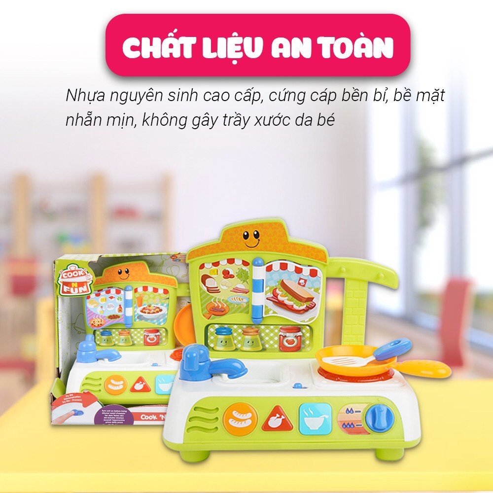 Đồ chơi cho bé  𝑭𝒓𝒆𝒆𝒔𝒉𝒊𝒑  Bộ nhà bếp có đèn nhạc Winfun 0755