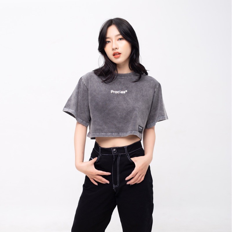 Áo Croptop ACID WASH