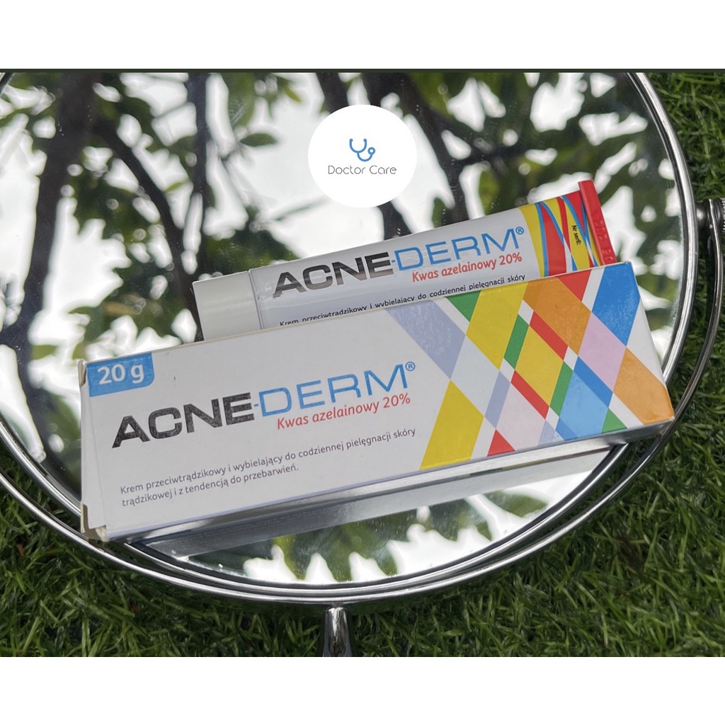 KEM MỜ THÂM SÁNG DA GIẢM MỤN ACNE DERM CHỨA 20% AZELIC ACID