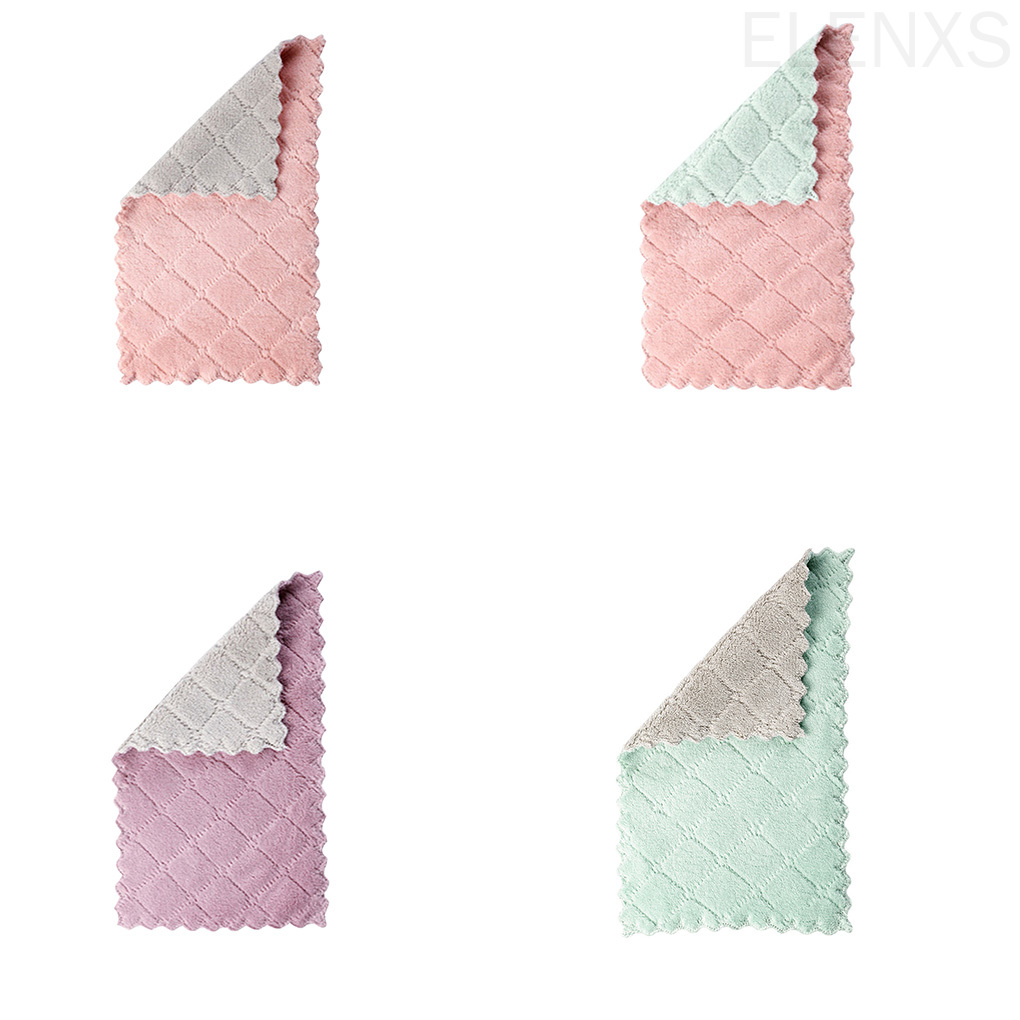 Khăn Lau Chén Dĩa Màu Sắc Xinh Xắn