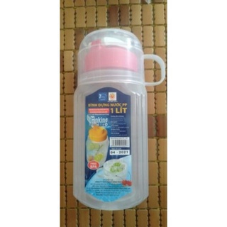 Bình đựng nước PP 1lít có kèm ly.