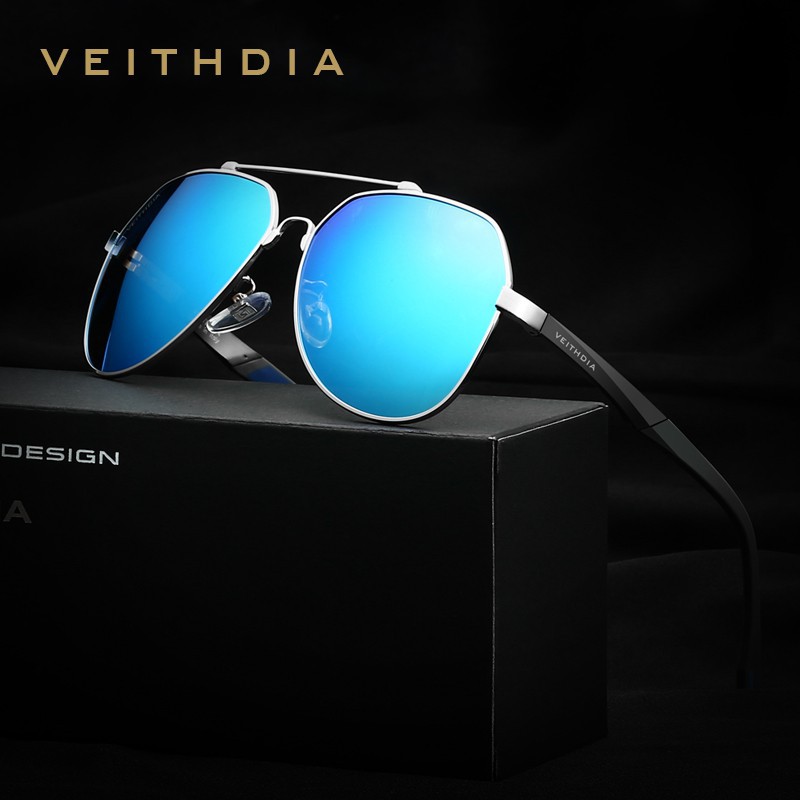 VEITHDIA Aluminium Magnesium Sunglasses Polarized Eyewear Sun Glasses Men 2019 Design Goggle Eyewear Accessories shades