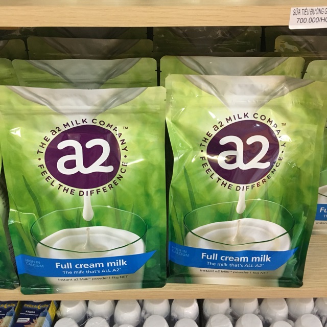 Sữa A2 dạng bột nguyên kem Úc hộp 850g