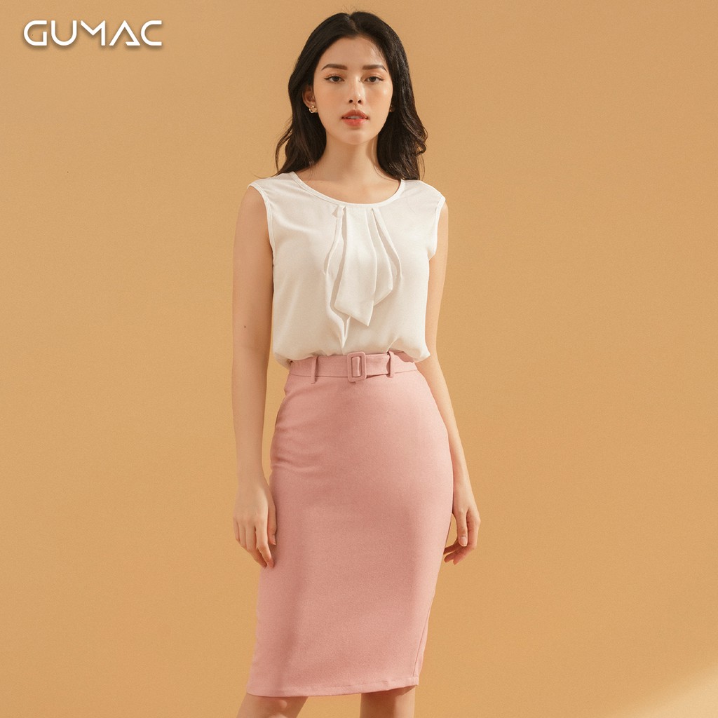 [Mã WABRGUSBD2 giảm 10% tối đa 50k đơn từ 250k] Chân váy phối phụ kiện VA729 GUMAC