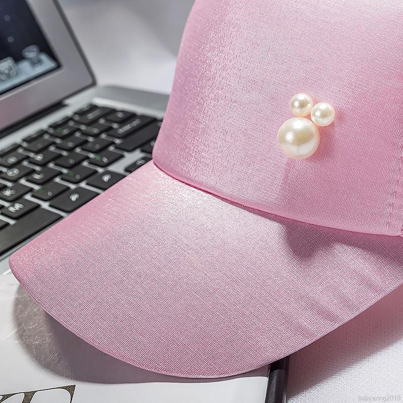 Mũ bóng chày thiết kế hình tai dễ thương thời trang cho bé gái