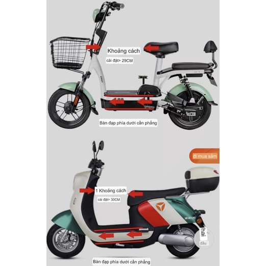 Ghế phụ xe đạp điện, xe máy điện, xe ga cho bé