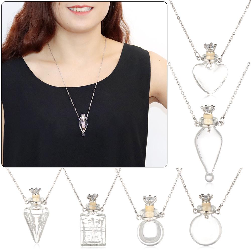 OSIER1 Vòng cổ Mặt Hình Giọt Nước Bằng Thép Trái Tim Thời Trang