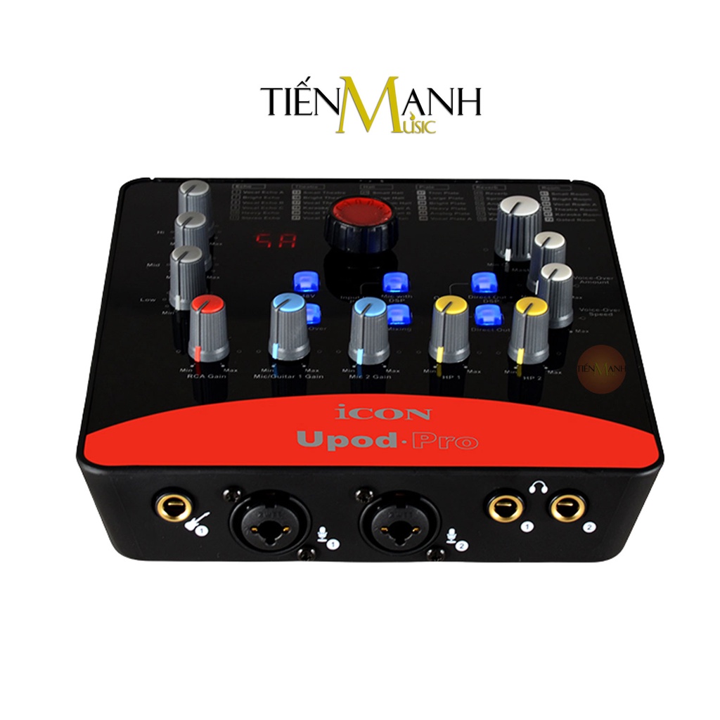 [Chính Hãng] Soundcard Icon Upod Pro Bộ Thu Âm Thanh, Livestream, Hát Karaoke Sound Card Audio Interface UpodPro