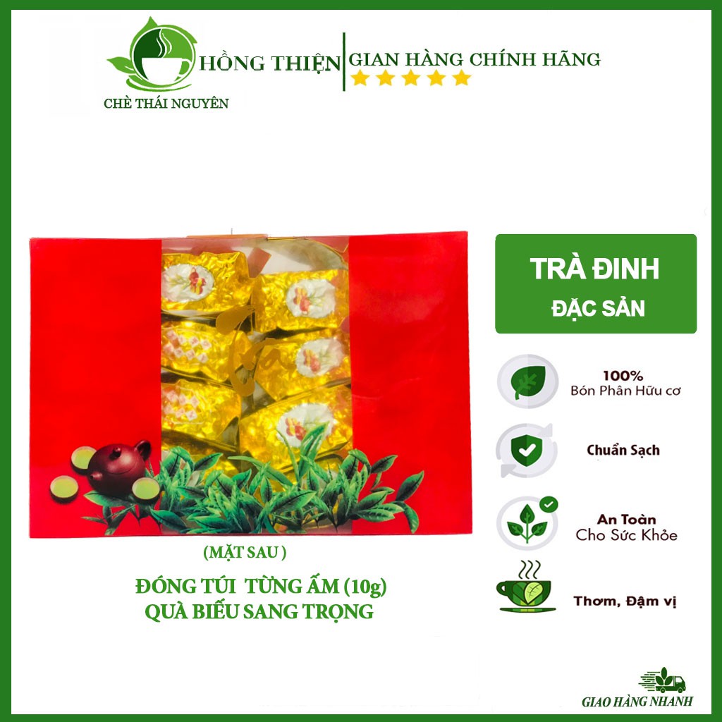ĐÓNG HỘP QUÀ BIẾU ***CHÈ THÁI NGUYÊN - CHÈ ĐINH ĐẶC SẢN TÂN CƯƠNG | BigBuy360 - bigbuy360.vn