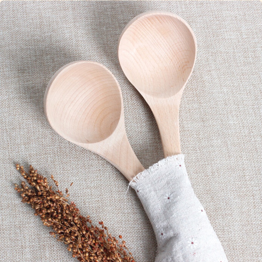 Muôi  múc canh, xới cơm - Xẻng chiên xào bằng Gỗ tự nhiên