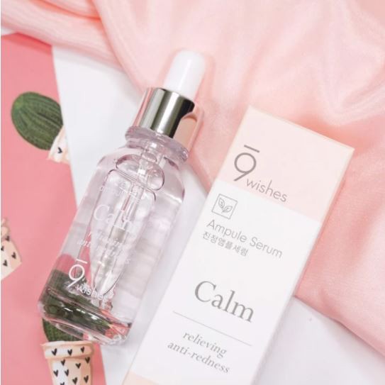 Tinh chất làm dịu da, ngừa mụn 9 Wishes Calm Ampule Serum 25ml