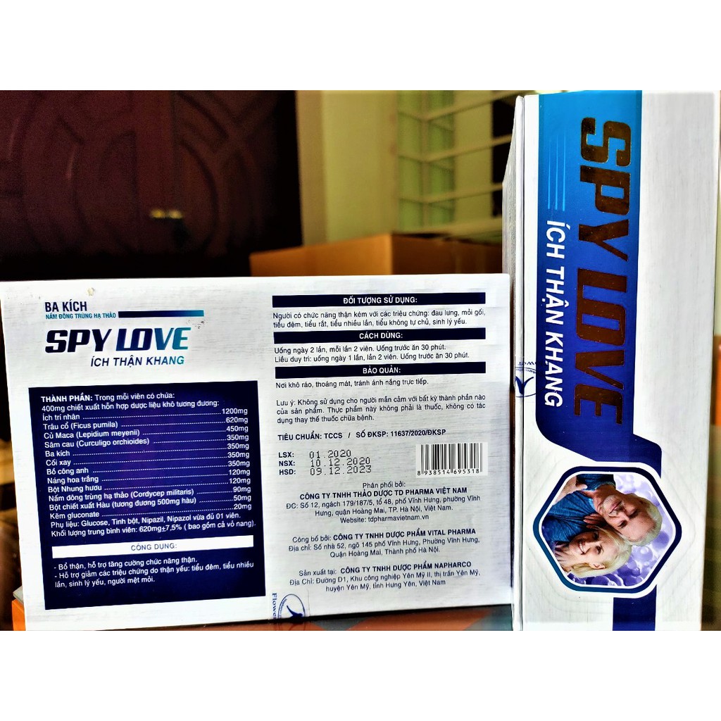 Viên bổ thận tráng dương Spylove Ích Thận Khang