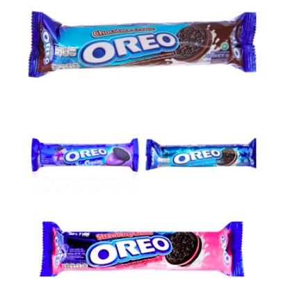 SET 3 GÓI BÁNH QUY NHÂN KEM OREO 133G CÁC VỊ