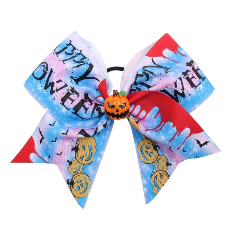 Dây Cột Tóc Đuôi Ngựa Co Giãn Hóa Trang Halloween Cho Bé Gái
