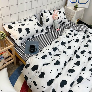 Bộ cotton poly bò sữa