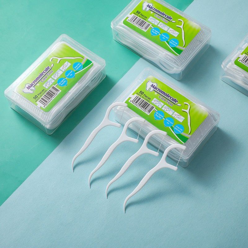 Set 20 / 50 Chỉ Nha Khoa 7.5cm Đảm Bảo An Toàn Răng Miệng tăm nha khoa tăm chỉ nha khoa chumdecor C13