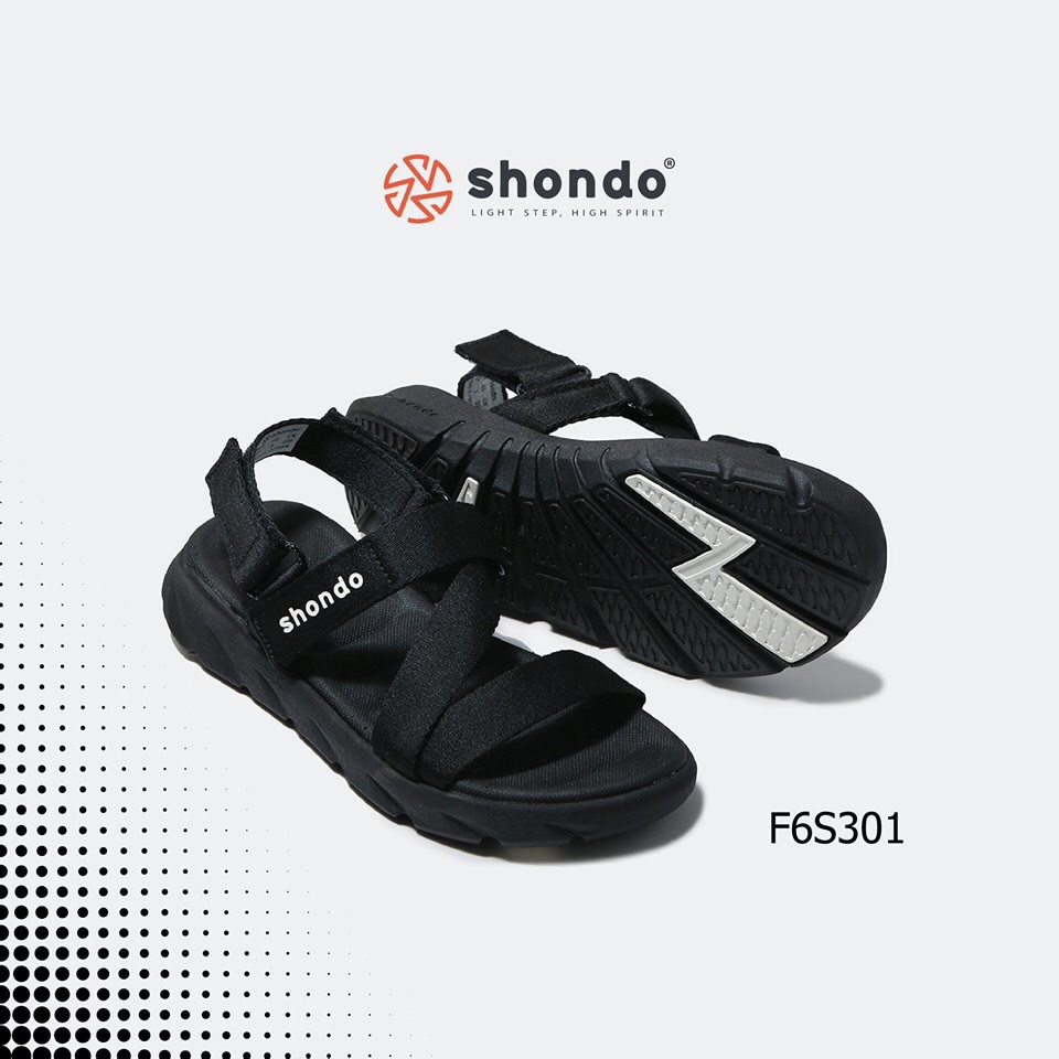 Giày Sandal Shondo Sport F6S301 Đen