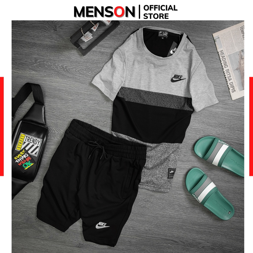 Bộ thể thao nam Adidass chất mát HÀNG CAO CẤP Menson MS202 Đồ bộ nam mặc nhà co giãn chuẩn form mùa hè 2022