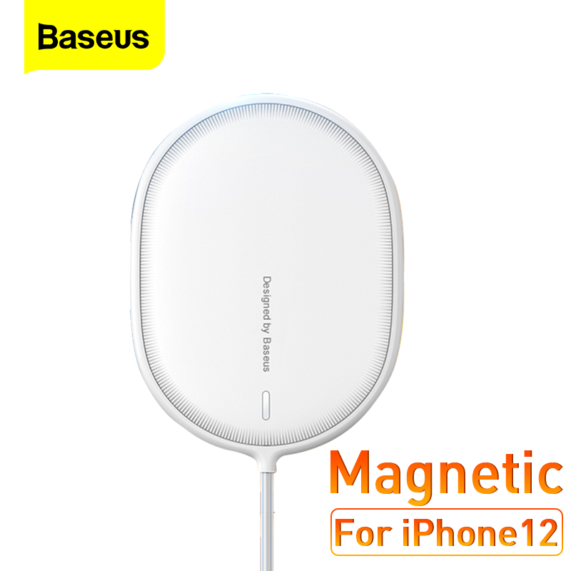 Đế Sạc Nhanh Baseus Từ Tính Không Dây Qi PD 15W Dành Cho iPhone 12 11 Pro Max Mini/Xiaomi/Samsung