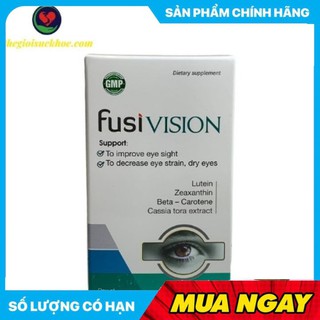 Viên uống cải thiện thị lực giảm khô mắt mỏi mắt fusi vision