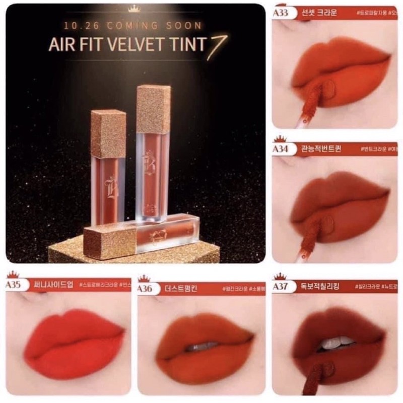 SON BLACK ROUGE AIR FIT VELVET TINT VER 7 | BigBuy360 - bigbuy360.vn