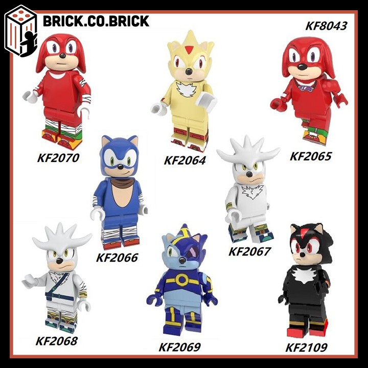 Lego Sonic The Hedgehog Đồ chơi Lắp ráp Minifigure Sonic Tails Shadow Eggman KF8043