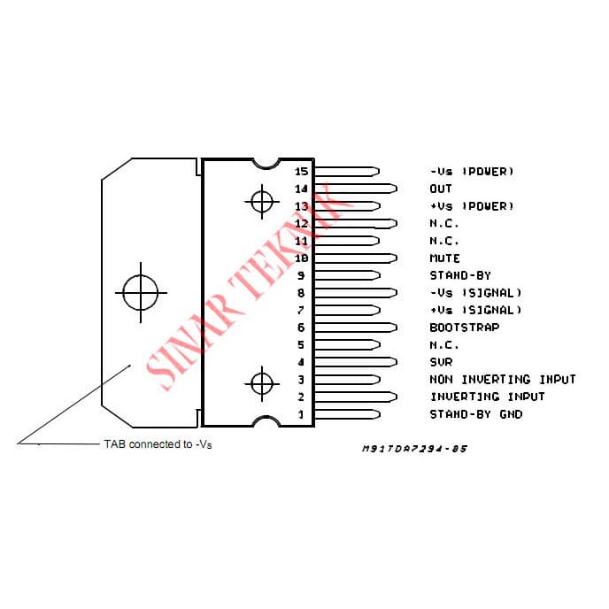 Bộ Khuếch Đại Âm Thanh Tda 7297 Ic 15 + 15 Watt Chất Lượng Cao