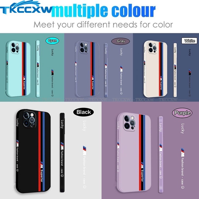 Ốp Điện Thoại Silicon Mềm Hình Vuông Bảo Vệ Camera Cho iPhone 7 8 6 Plus 6S Plus 5 5S SE 2020 SE2