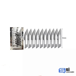 Lưỡi dao mổ số 23 (1 túi 10 lưỡi)