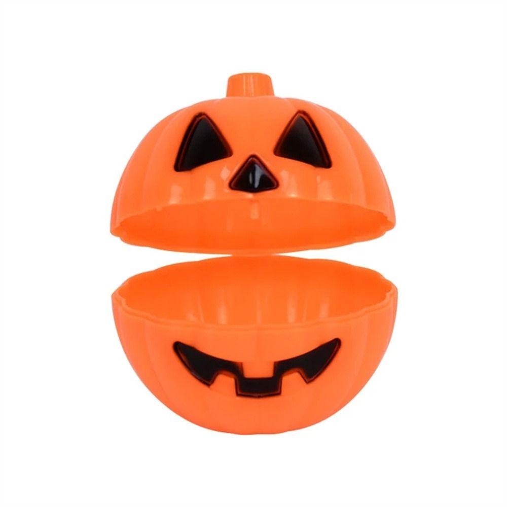 Bộ 3 / 6 Giá Đỡ Kẹo / Đồ Ăn Vặt Hình Quả Bí Ngô Dùng Trang Trí Tiệc Halloween