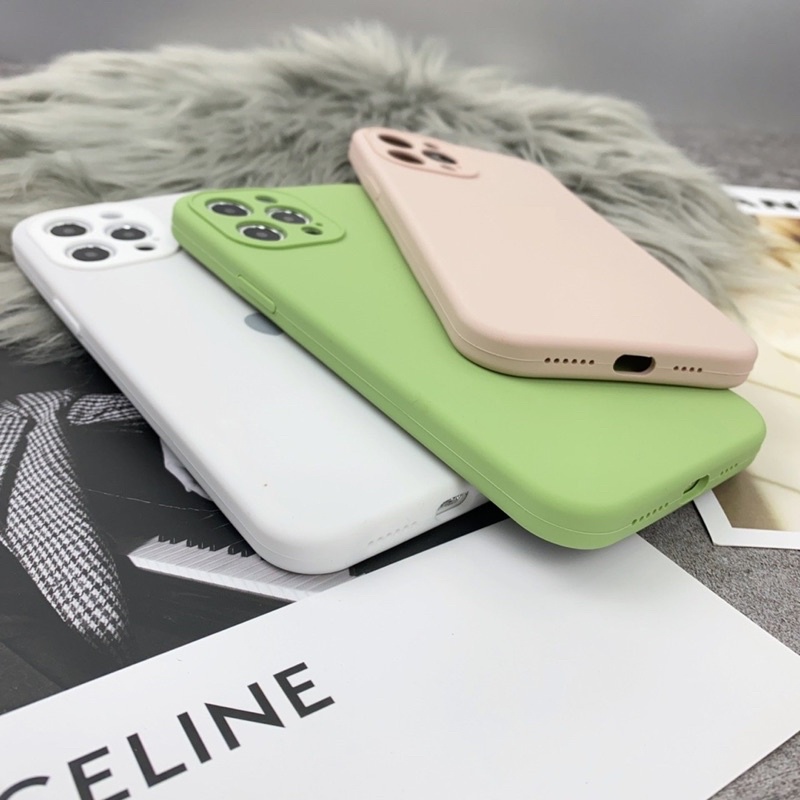ỐP CHỐNG BẨN FULL VIỀN CÓ LOGO VIỀN BẢO VỆ CAMERA IPHONE 6/7/8/6S/PLUS/X/XR/XS/XS MAX/11/12/13/14/PRO/MAX/PLUS/PROMAX