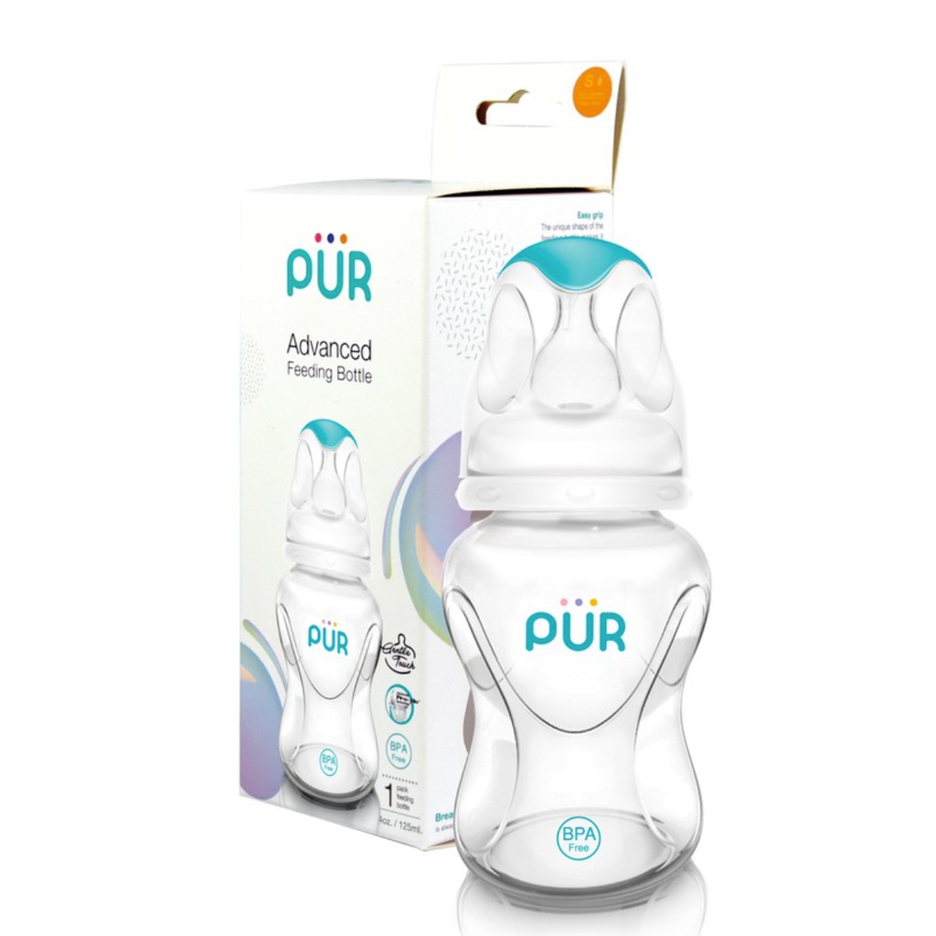 Bình sữa Pur cổ thường Advanced 125ml