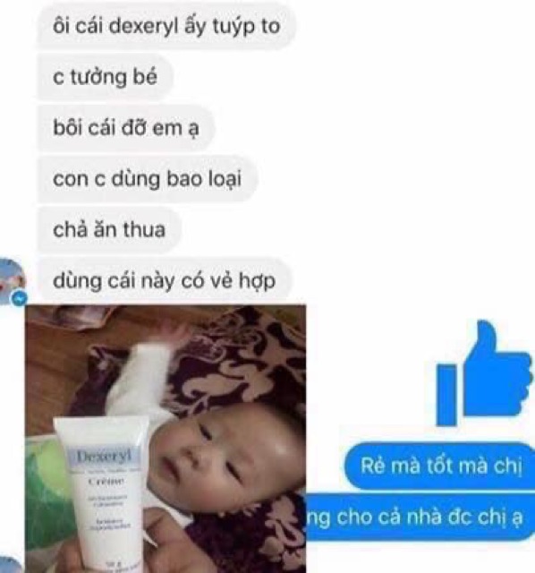 Kem dưỡng DEXERYL dưỡng ẩm nẻ chàm cho cả gia đình tuýp to 250gr