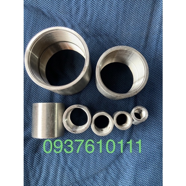 NỐI REN TRONG INOX 304 PHI13mm, 17mm, 21mm, 27mm, 34mm, 42mm