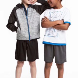 Quần short thể thao bé trai H&M size đại