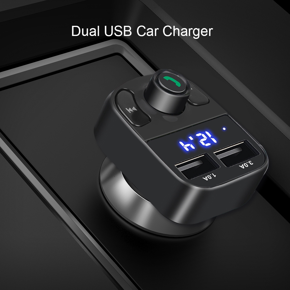 Tẩu sạc xe hơi chia 2 cổng USB X8 Bluetooth chất lượng cao tiện dụng