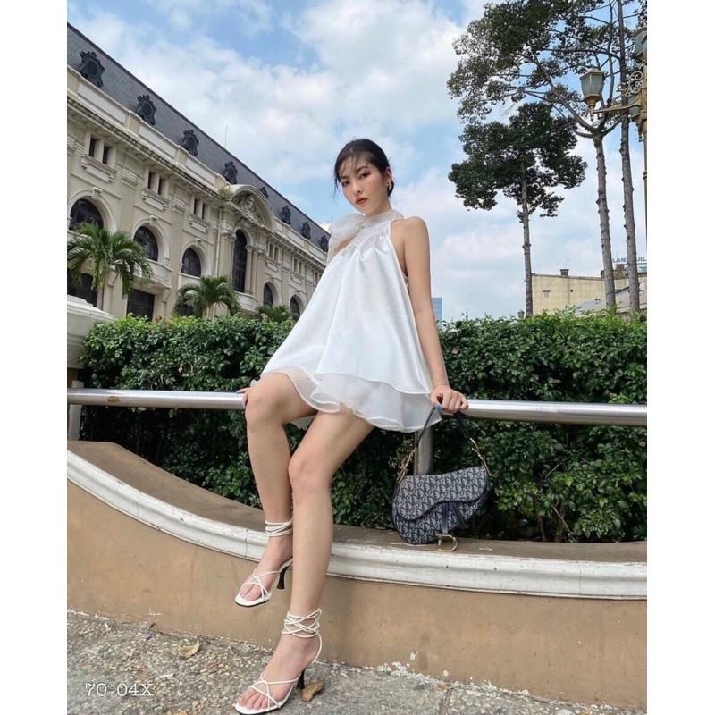 [Mã WAMT1505 giảm 10K đơn 0K] SET ÁO CỔ YẾM CỘT NƠ KÈM CHÂN VÁY (KÈM VIDEO HÌNH THẬT) | BigBuy360 - bigbuy360.vn