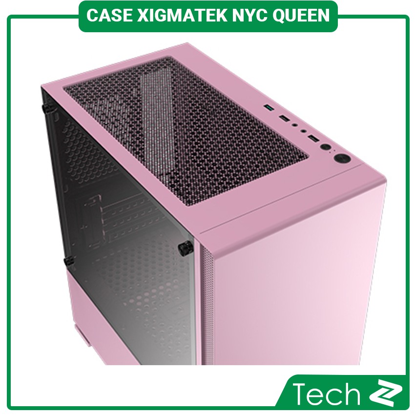 Vỏ Case Xigmatek NYC QUEEN  (Mini-Tower/Màu Hồng)