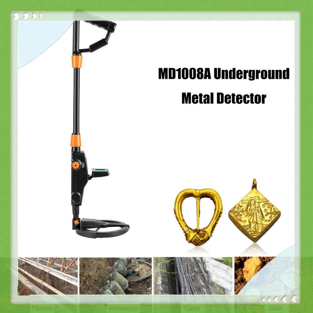 Máy Dò Tìm Trang Sức Màn Hình LCD Vàng Aigomci MD1008A