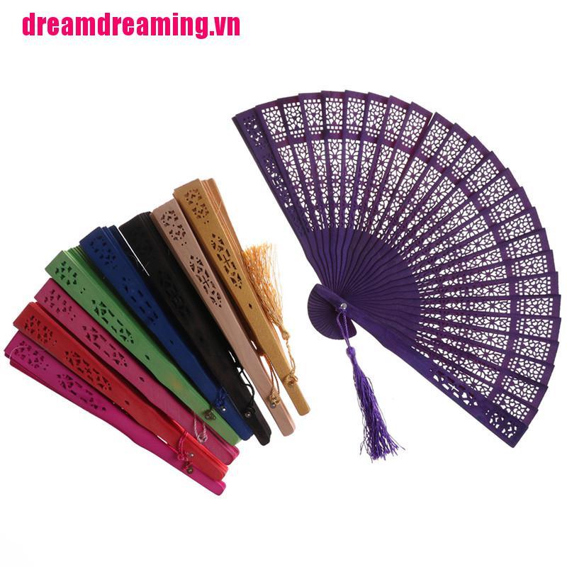 Quạt Tre Cầm Tay Phong Cách Trung Hoa Độc Đáo