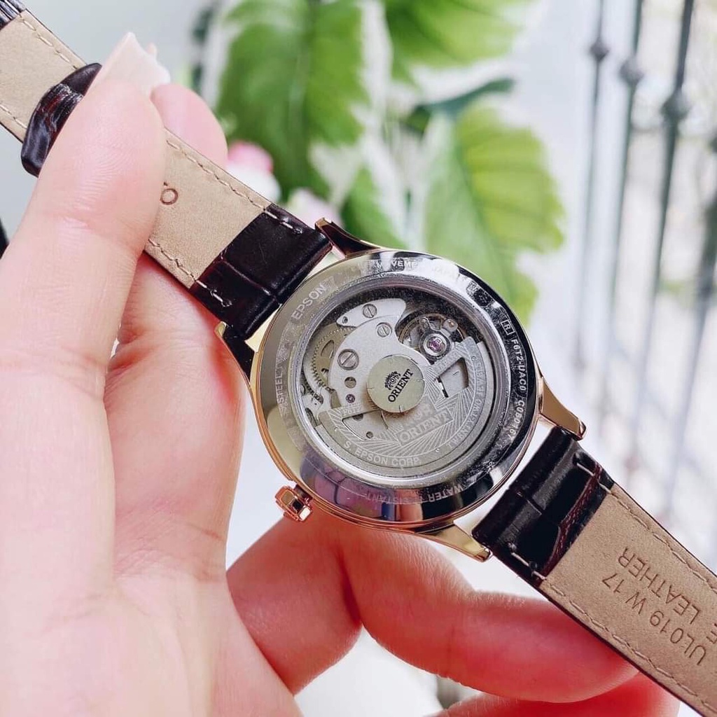 Đồng hồ nữ chính hãng Orient RA-AG0017Y10B - Máy Automatic - Kính Sapphire - Dây da