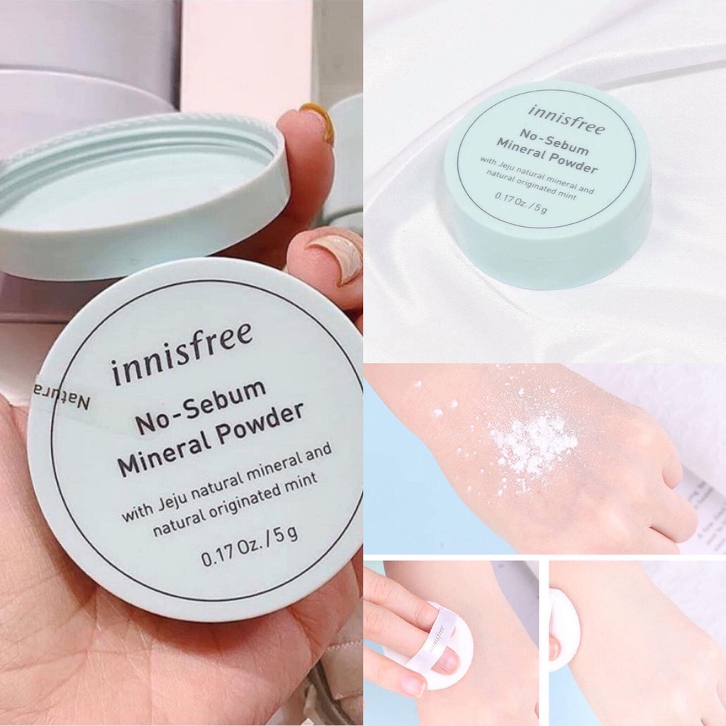 [Auth] Phấn Phủ Kiềm Dầu Dạng Bột Innisfree 5g