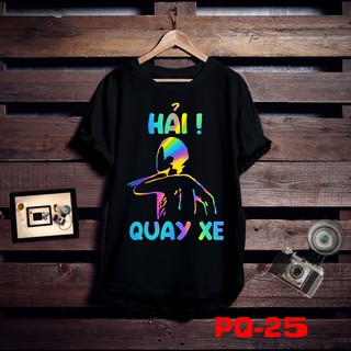 Áo thun phản quang 7 màu, áo thun form rộng, áo thun unisex, áo thun nam nữ đẹp, áo in phản quang hải quay xe